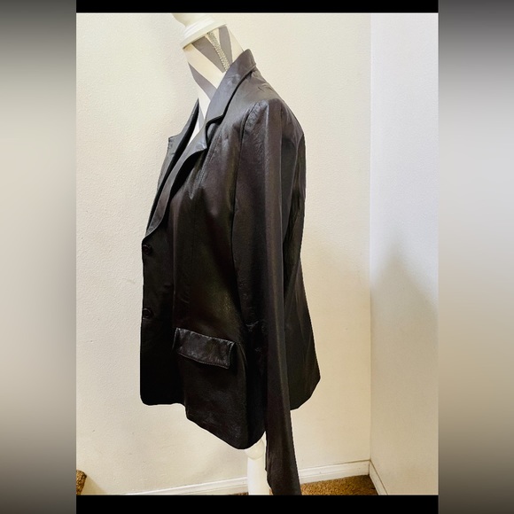 Chadwick’s Leather Jacket - Woman’s Chocolate Brown, Leather Jacket. Size 14. - Picture 4 of 5